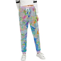 Flower Tornado Unisex All Over Print Sweatpants (Model L11)