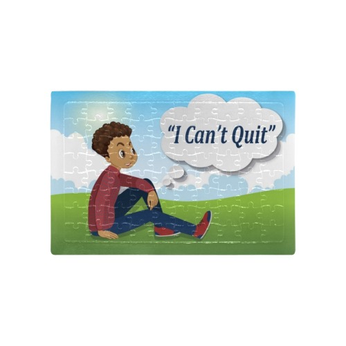 I Can't Quit 80pc Puzzle A4 Size Jigsaw Puzzle (Set of 80 Pieces)