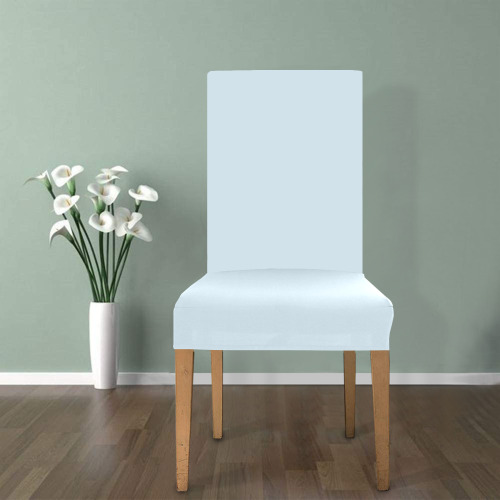 Light pastel blue Removable Dining Chair Cover