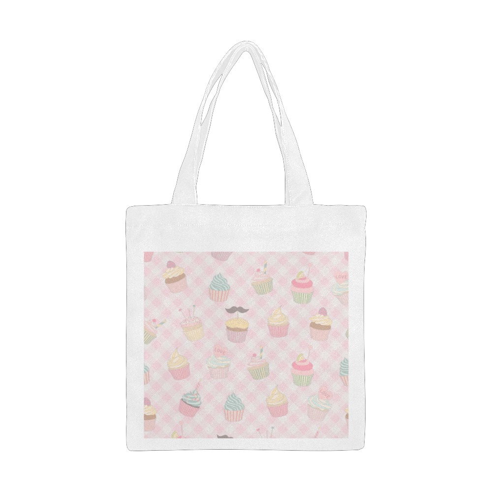Cupcakes Canvas Tote Bag/Small (Model 1700)