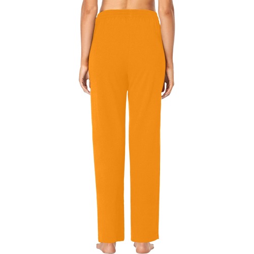 color dark orange Women's Pajama Trousers