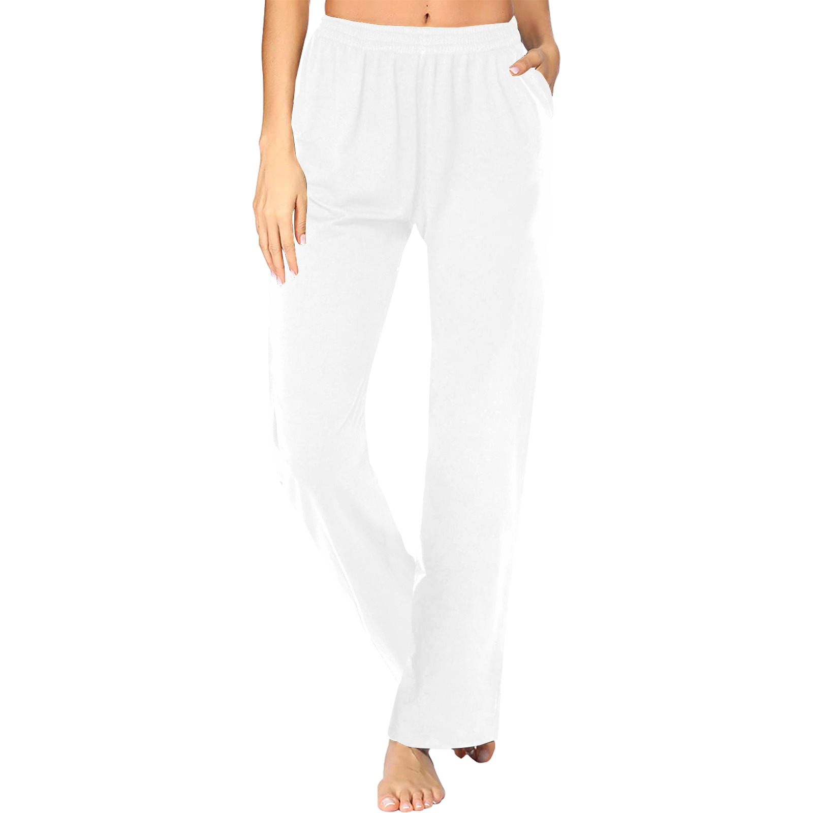 color white Women's Pajama Trousers