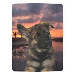 Dog German Shepherd Ultra-Soft Micro Fleece Blanket 60"x80"