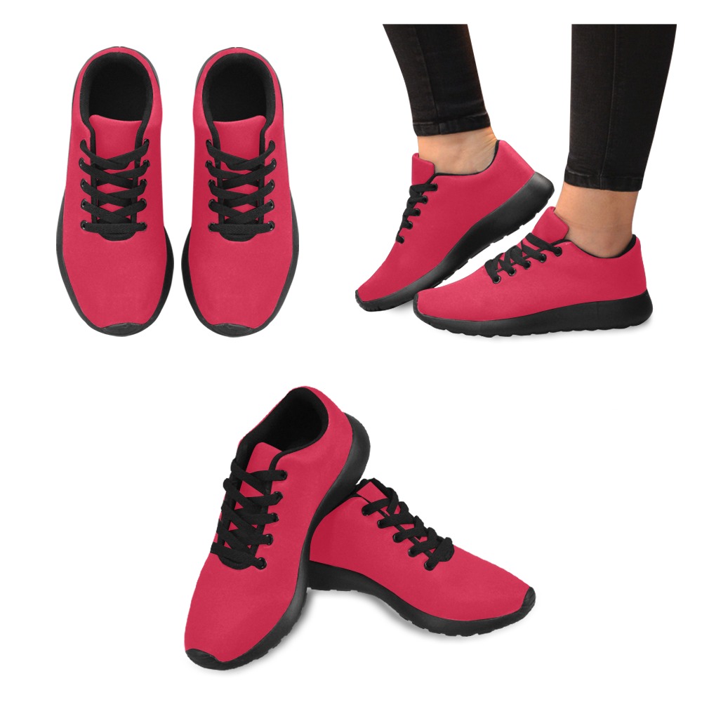 color crimson Women’s Running Shoes (Model 020)