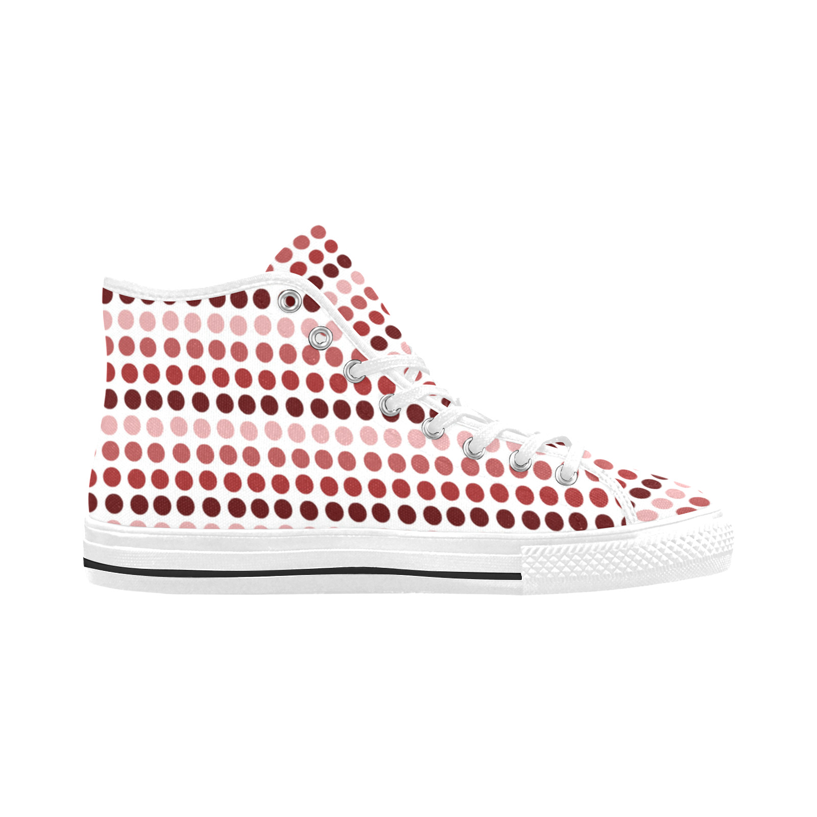 reddish dots Vancouver H Women's Canvas Shoes (1013-1)