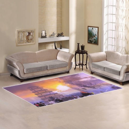 Large Floor Mat for Home CUstom Design Area Rug 7'x3'3''