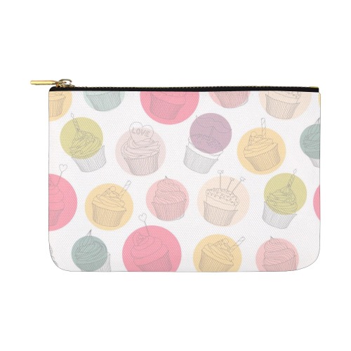 Colorful Cupcakes Carry-All Pouch 12.5''x8.5''