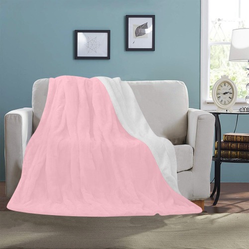color pink Ultra-Soft Micro Fleece Blanket 50"x60"