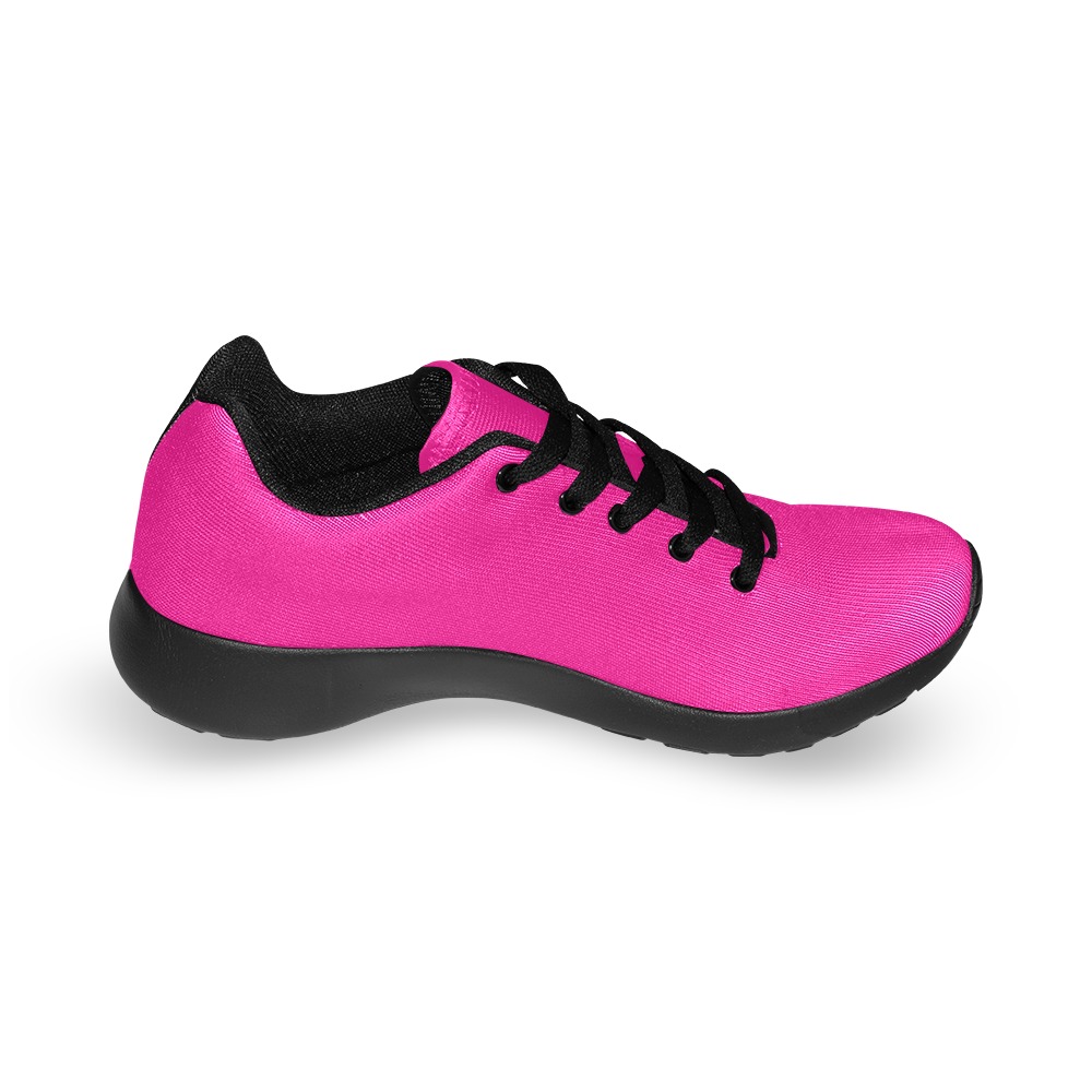 color deep pink Men’s Running Shoes (Model 020)
