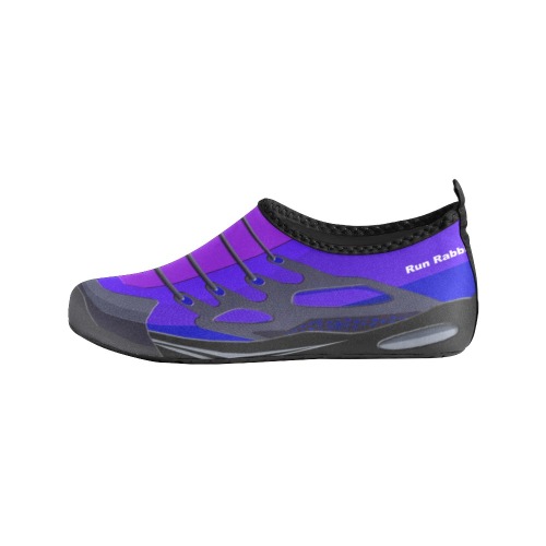 Run Rabbit Purple Women's Slip-On Water Shoes (Model 056)