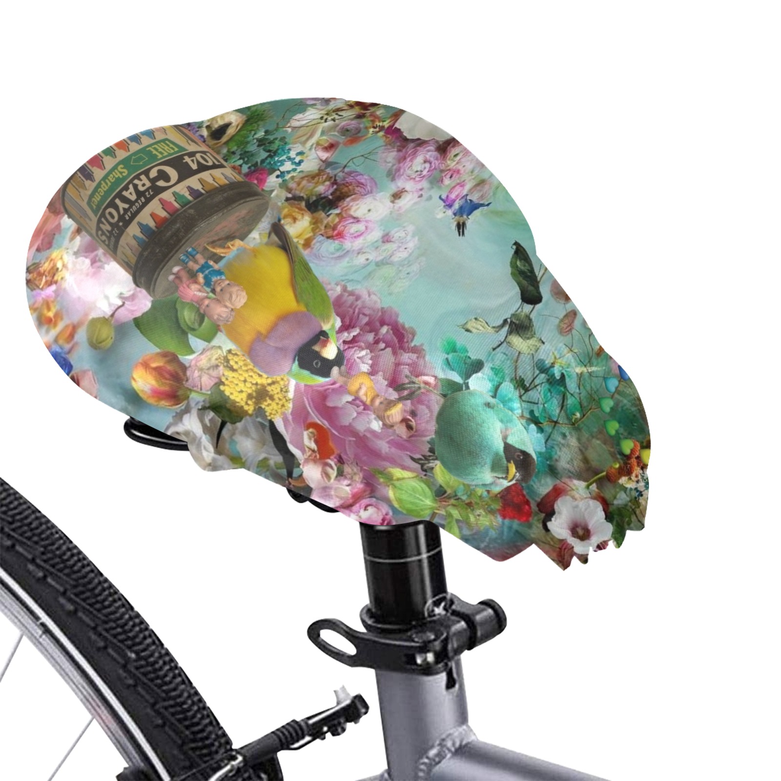 The Secret Garden Waterproof Bicycle Seat Cover