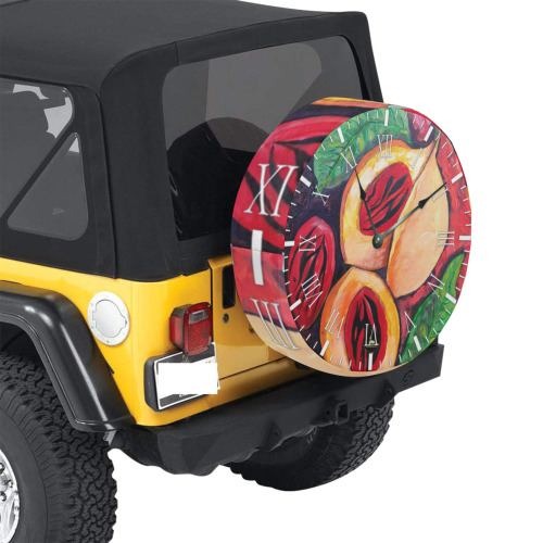 manusartgnd 30 Inch Spare Tire Cover