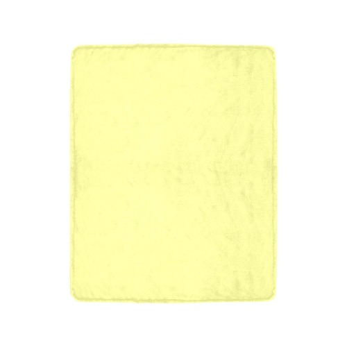 color canary yellow Ultra-Soft Micro Fleece Blanket 40"x50"