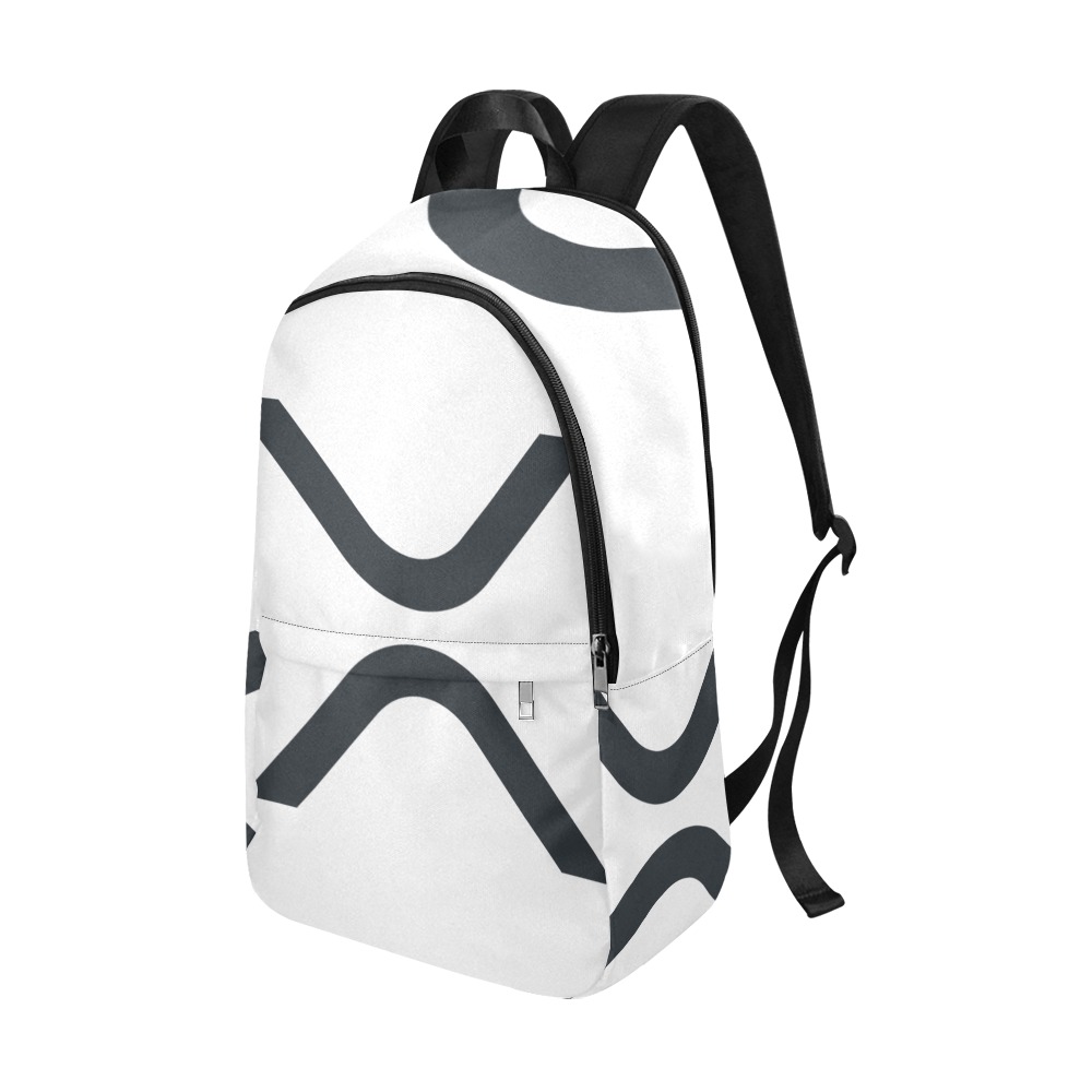 X WHITE BACKPACK Fabric Backpack for Adult (Model 1659)