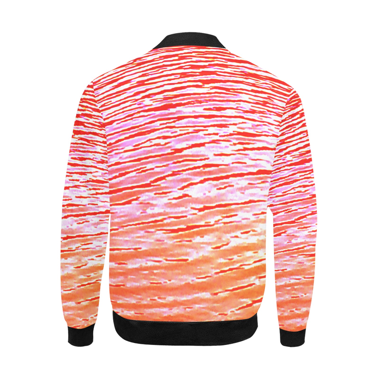 Orange and red water All Over Print Bomber Jacket for Men (Model H31)