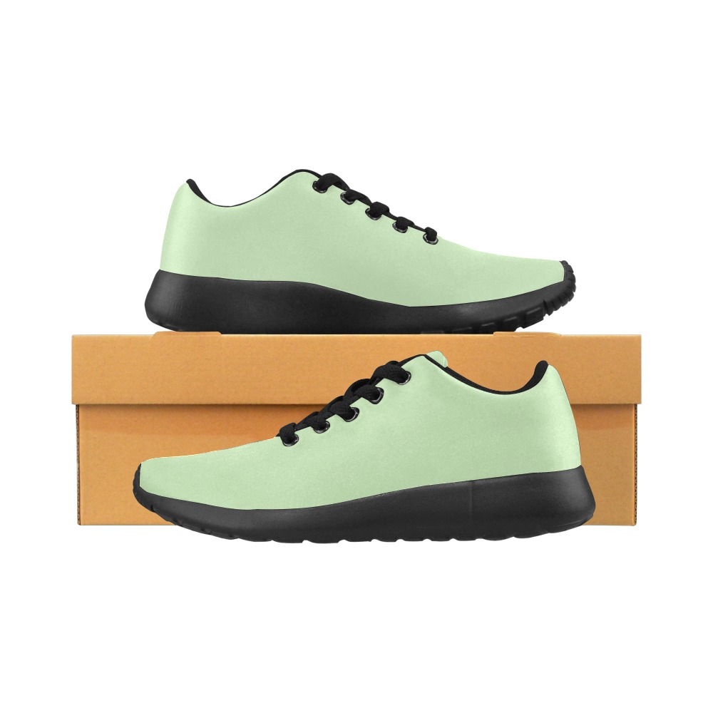 color tea green Men’s Running Shoes (Model 020)