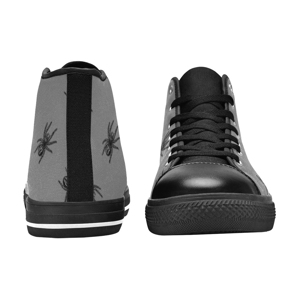 Spiders Men’s Classic High Top Canvas Shoes (Model 017)