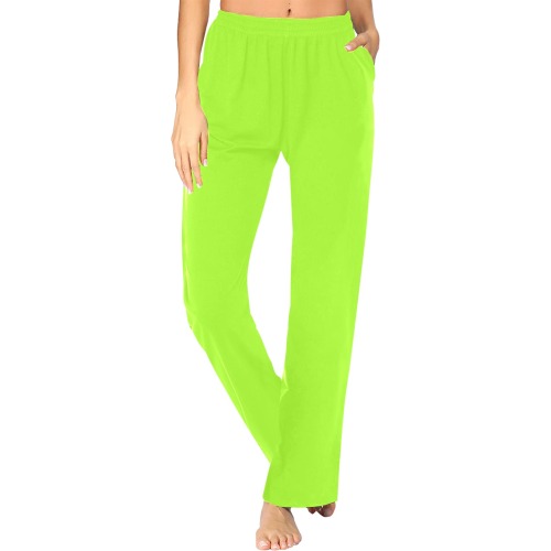 color green yellow Women's Pajama Trousers