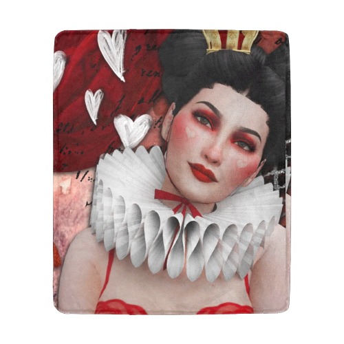 queen of hearts fleece blanket Ultra-Soft Micro Fleece Blanket 50"x60"
