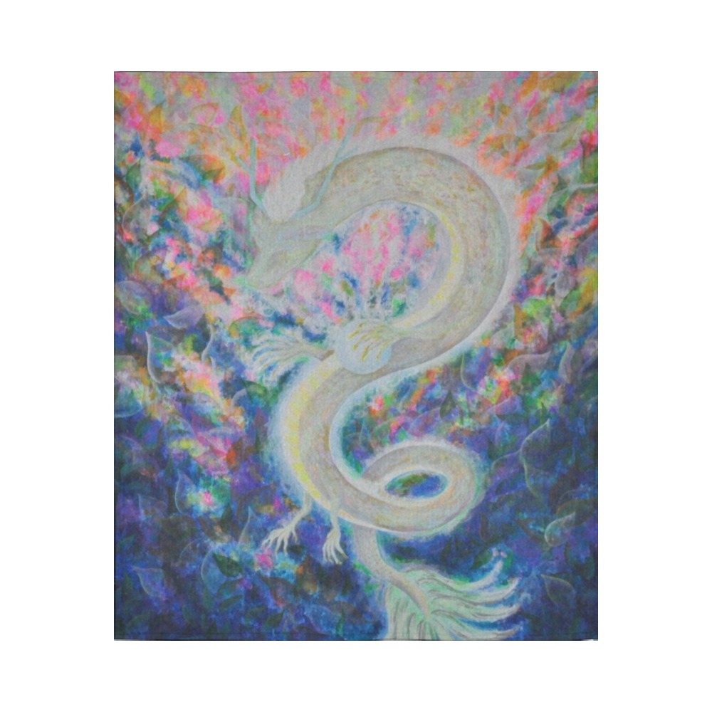 Dragon Cotton Linen Wall Tapestry 51"x 60"