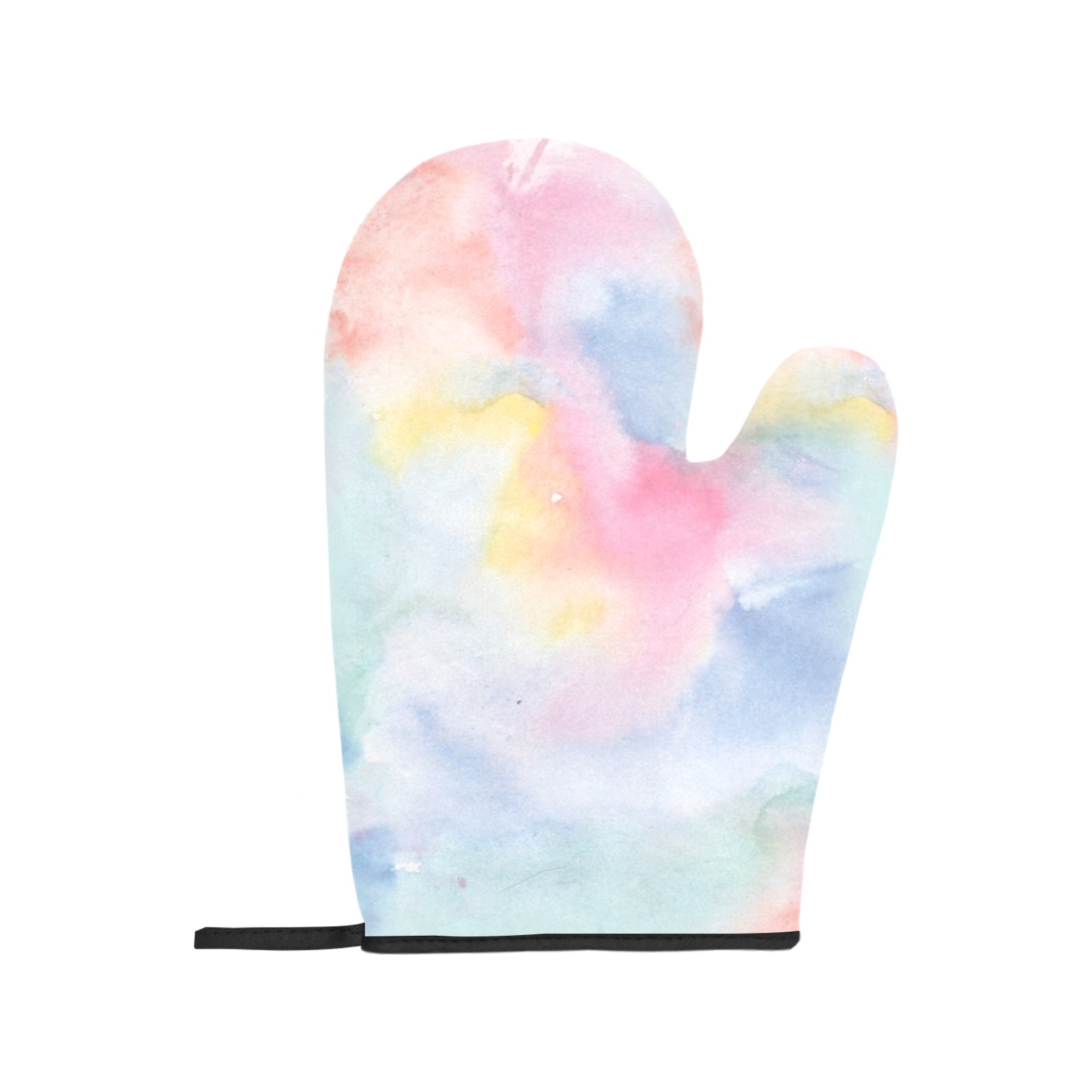 Colorful watercolor Oven Mitt (Two Pieces)