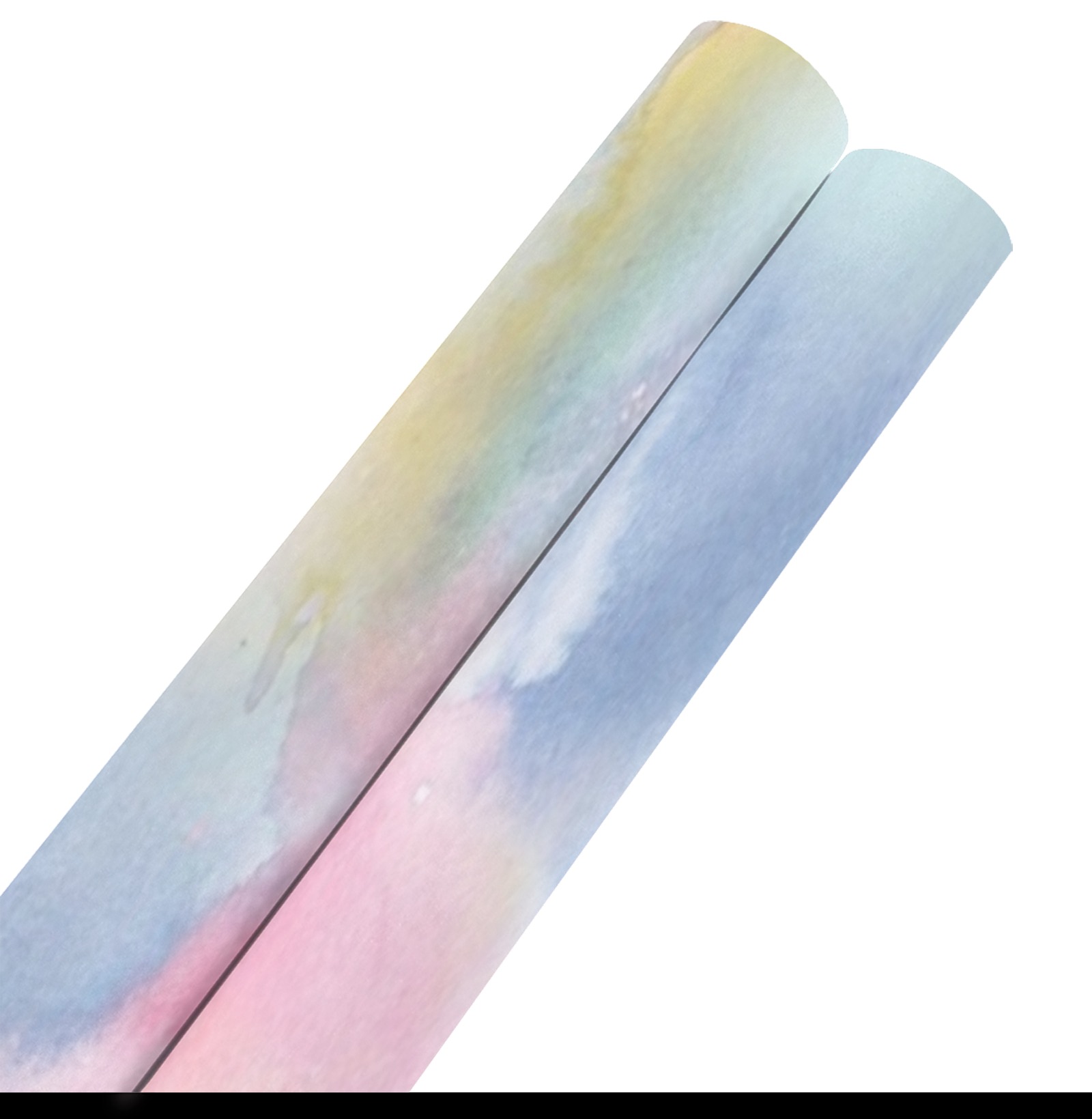 Colorful watercolor Gift Wrapping Paper 58"x 23" (2 Rolls)