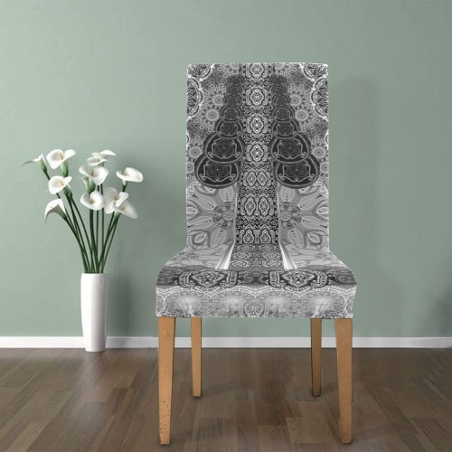 black cover Removable Dining Chair Cover