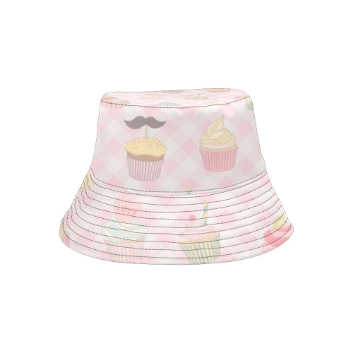 Cupcakes All Over Print Bucket Hat