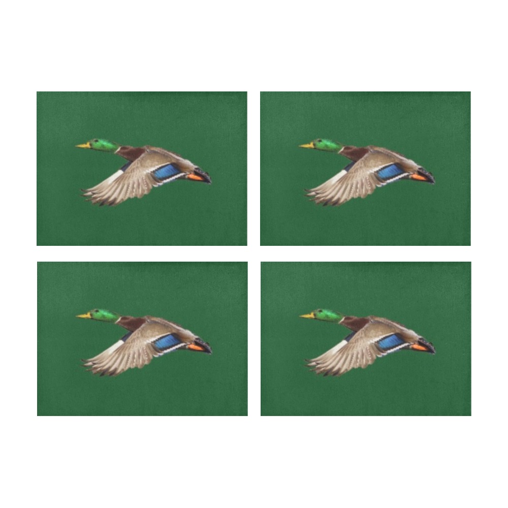 Mallard Duck 2 Placemat 14’’ x 19’’ (Set of 4)
