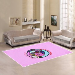 URI GIA EMBLEM GRAPHIC Area Rug7'x5'